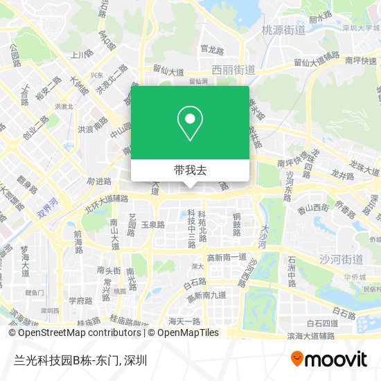 兰光科技园B栋-东门地图