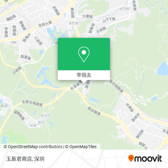 玉新君商店地图