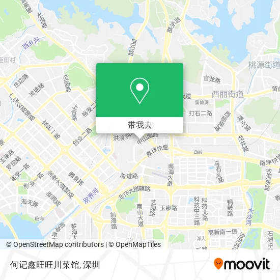何记鑫旺旺川菜馆地图