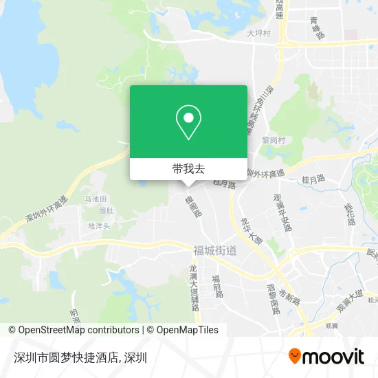 深圳市圆梦快捷酒店地图