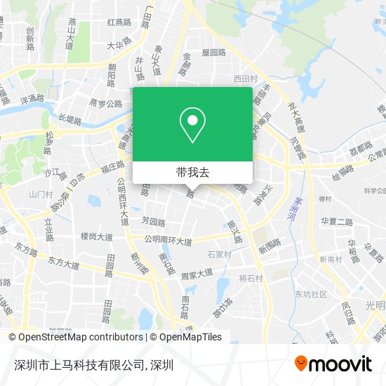 深圳市上马科技有限公司地图