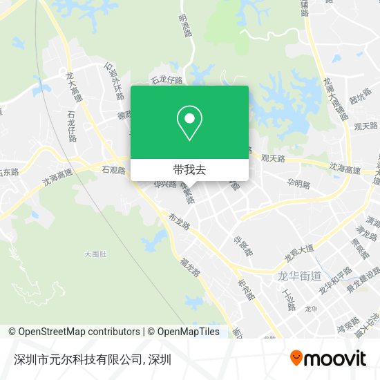 深圳市元尔科技有限公司地图