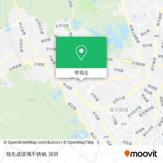 领先成玻璃不锈钢地图