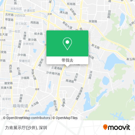 力肯展示厅(沙井)地图