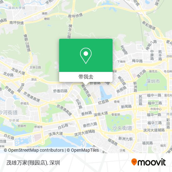 茂雄万家(颐园店)地图