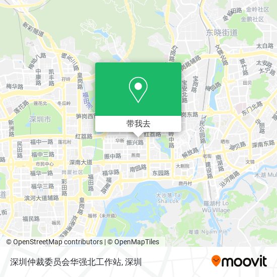 深圳仲裁委员会华强北工作站地图