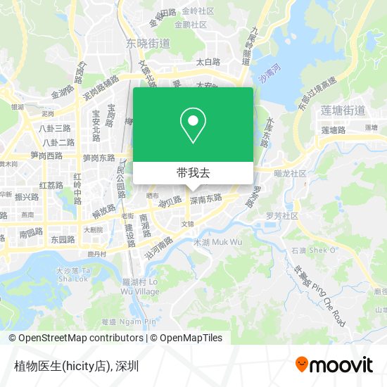 植物医生(hicity店)地图