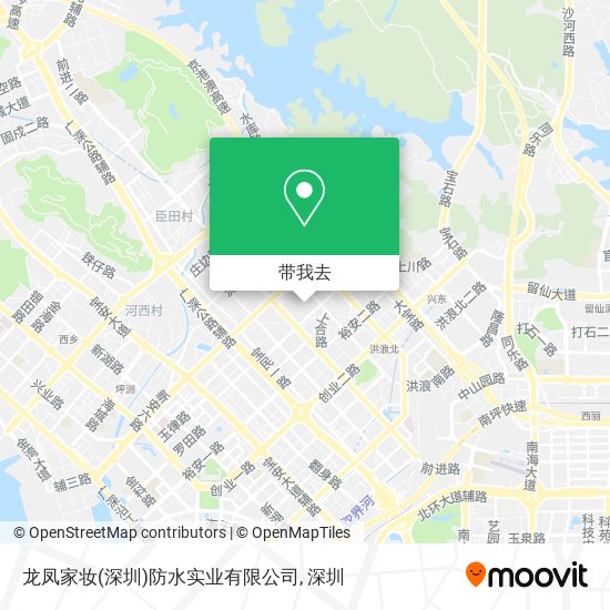 龙凤家妆(深圳)防水实业有限公司地图