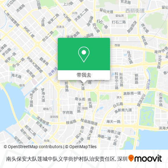 南头保安大队莲城中队义学街护村队治安责任区地图