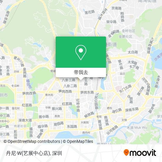 丹尼·W(艺展中心店)地图