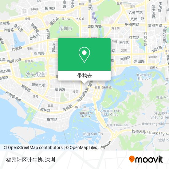 福民社区计生协地图