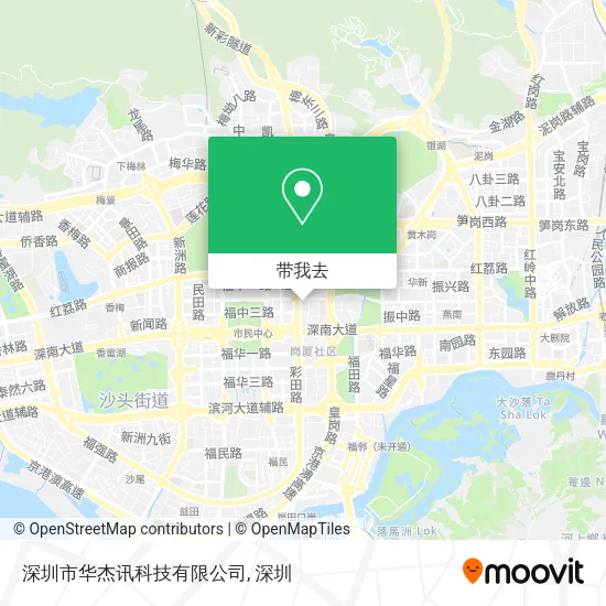 深圳市华杰讯科技有限公司地图