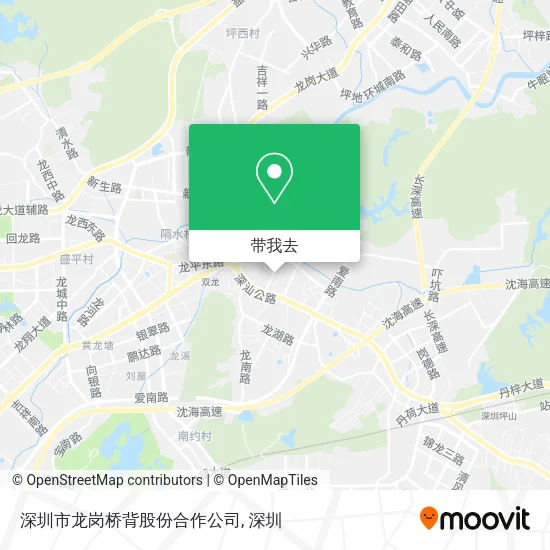 深圳市龙岗桥背股份合作公司地图