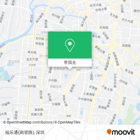 福乐通(岗背路)地图
