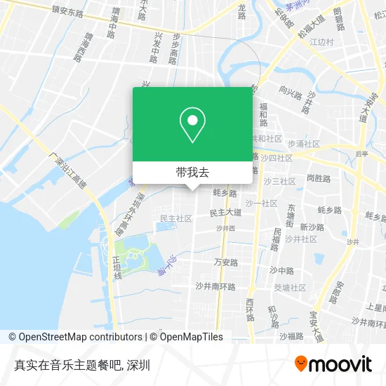 真实在音乐主题餐吧地图