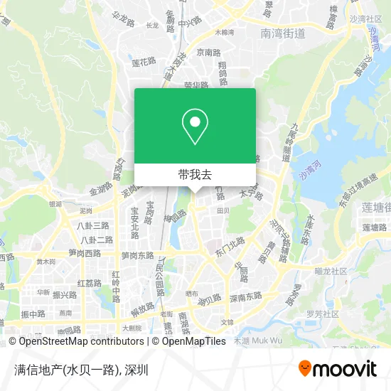满信地产(水贝一路)地图