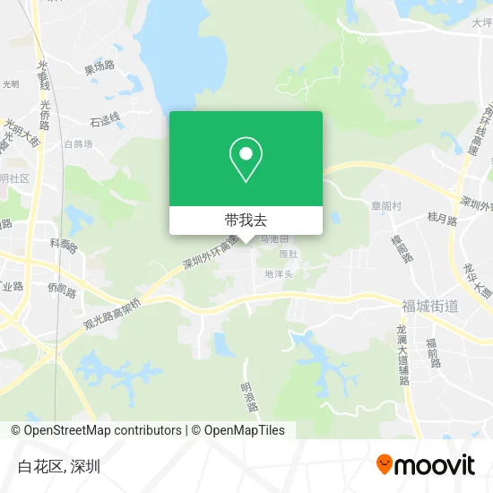 白花区地图