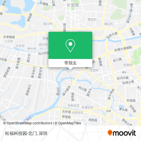 松福科技园-北门地图