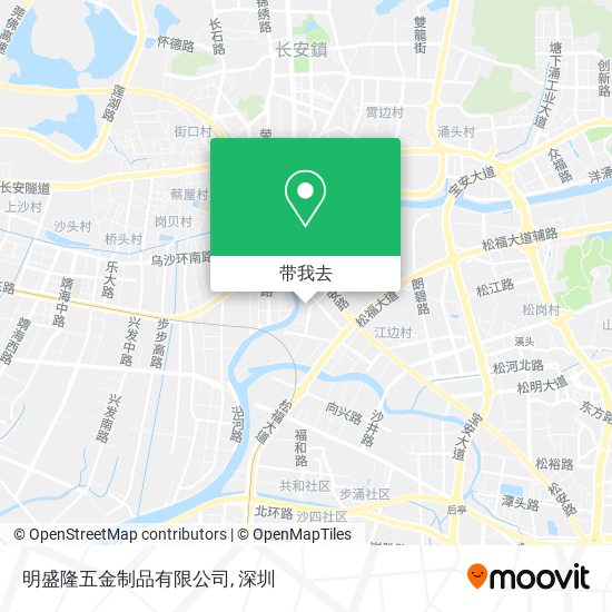 明盛隆五金制品有限公司地图