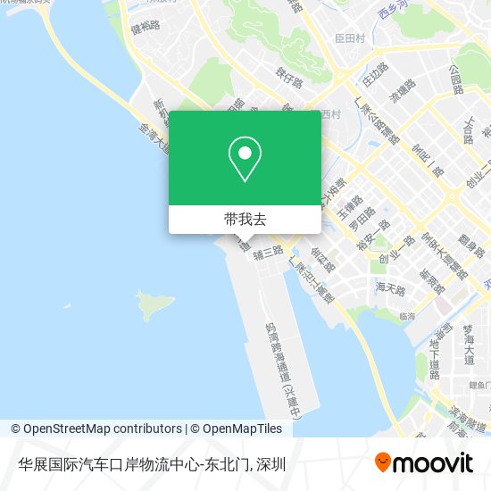 华展国际汽车口岸物流中心-东北门地图