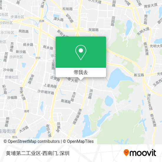 黄埔第二工业区-西南门地图