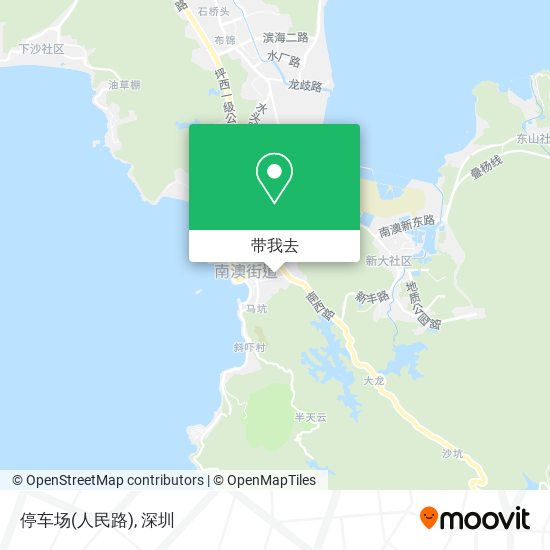 停车场(人民路)地图
