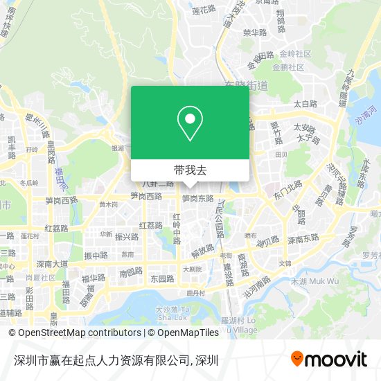 深圳市赢在起点人力资源有限公司地图
