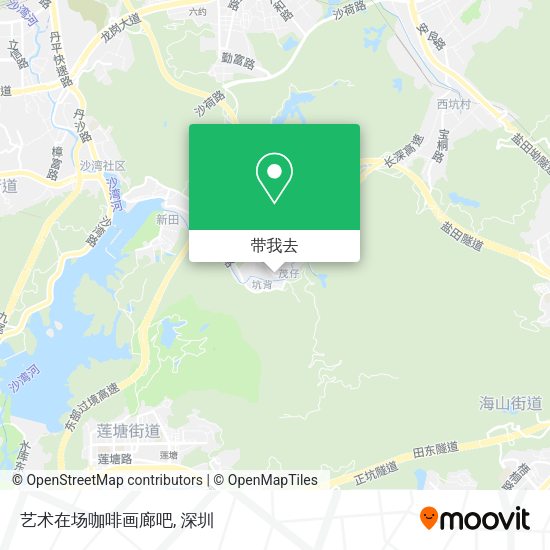 艺术在场咖啡画廊吧地图