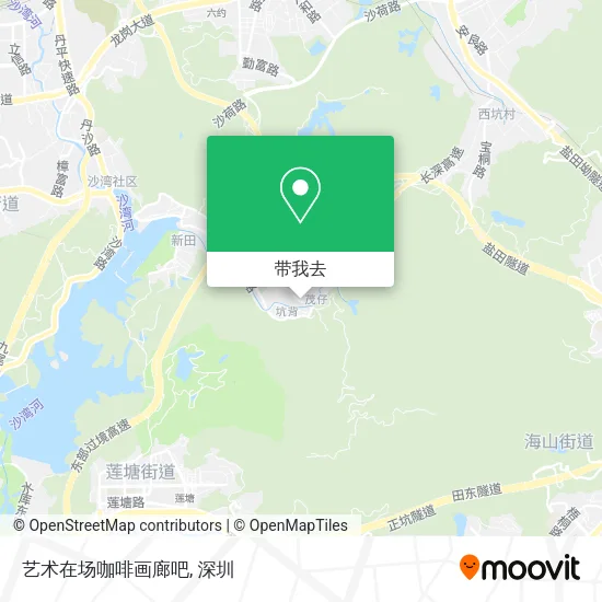 艺术在场咖啡画廊吧地图
