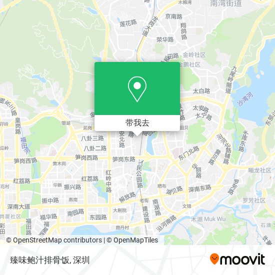 臻味鲍汁排骨饭地图