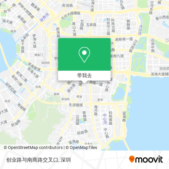 创业路与南商路交叉口地图
