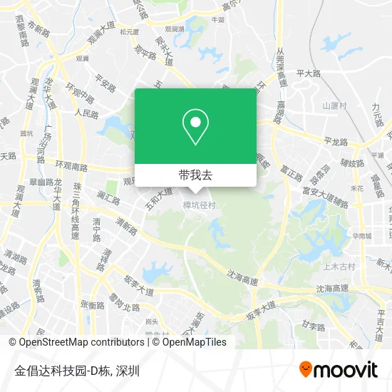 金倡达科技园-D栋地图