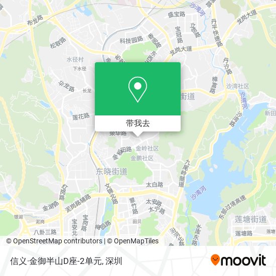 信义·金御半山D座-2单元地图