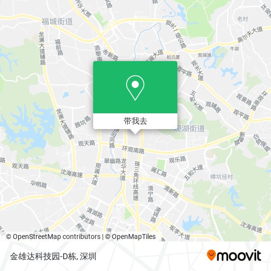 金雄达科技园-D栋地图