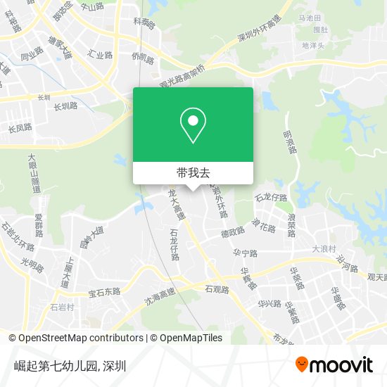 崛起第七幼儿园地图