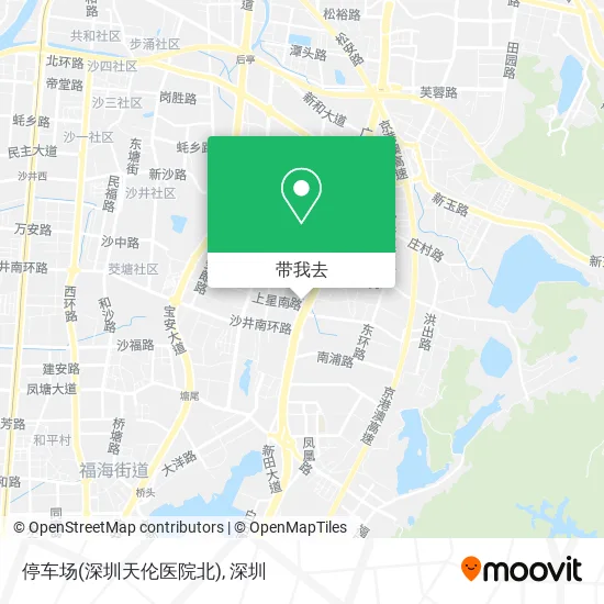 停车场(深圳天伦医院北)地图