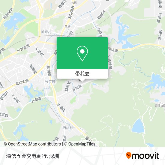 鸿信五金交电商行地图