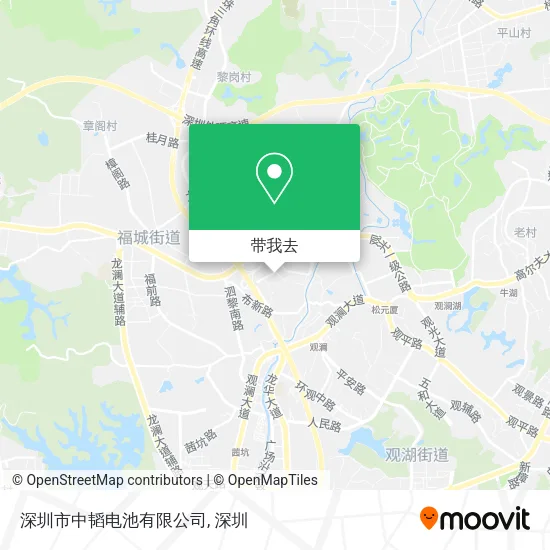 深圳市中韬电池有限公司地图