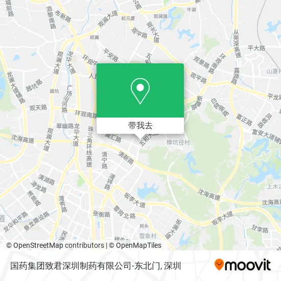 国药集团致君深圳制药有限公司-东北门地图