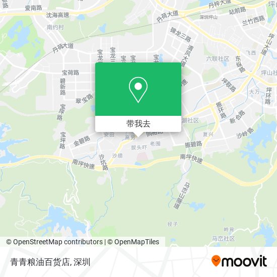 青青粮油百货店地图