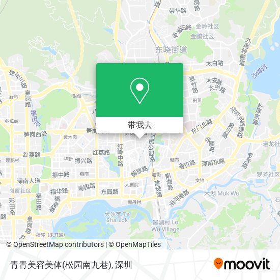 青青美容美体(松园南九巷)地图
