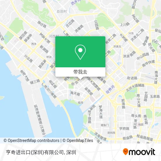 亨奇进出口(深圳)有限公司地图