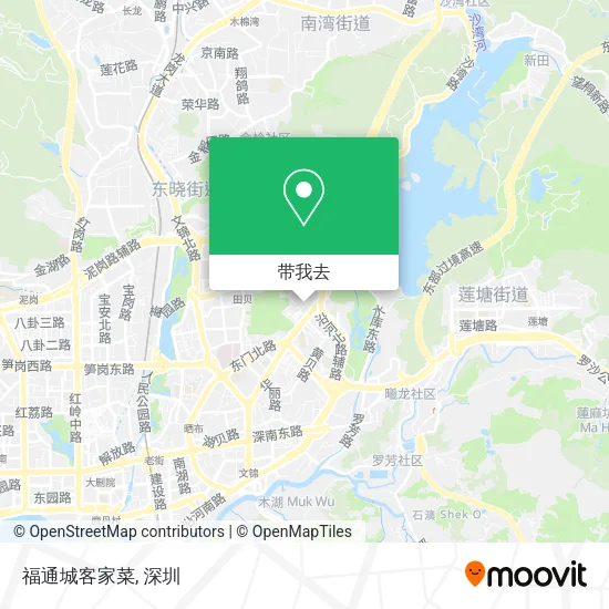 福通城客家菜地图
