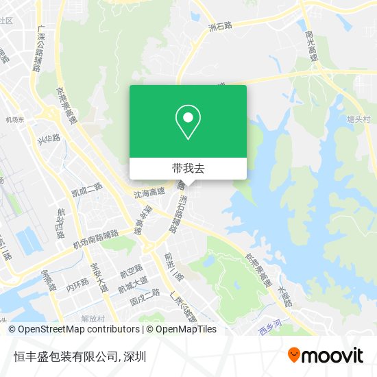 恒丰盛包装有限公司地图