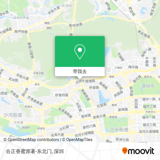 合正香蜜原著-东北门地图