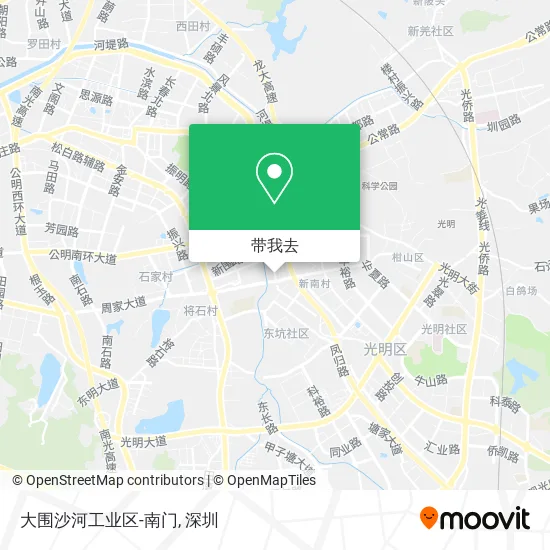 大围沙河工业区-南门地图