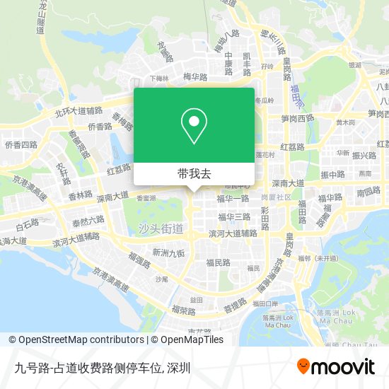 九号路-占道收费路侧停车位地图