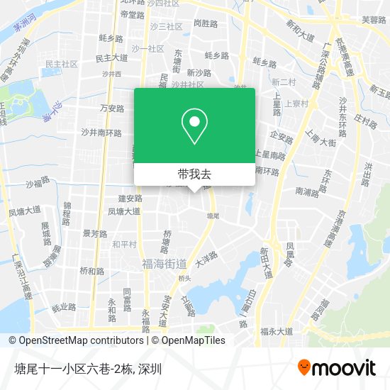 塘尾十一小区六巷-2栋地图