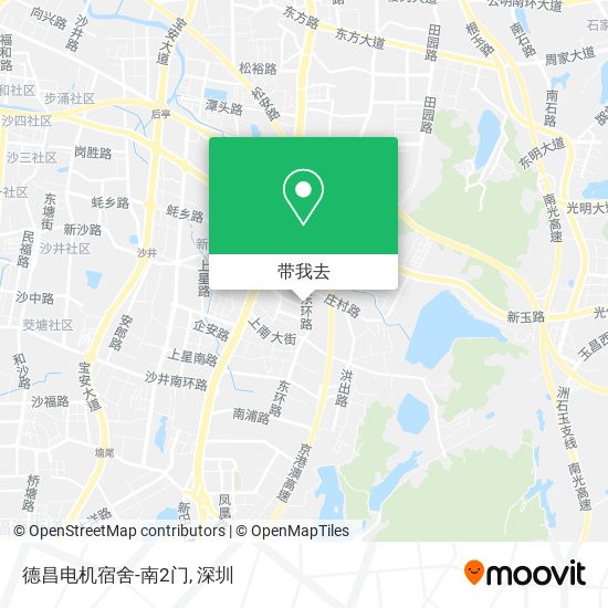 德昌电机宿舍-南2门地图
