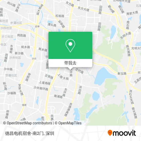 德昌电机宿舍-南2门地图